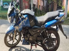 TVS Apache RTR 150 Matt Blue